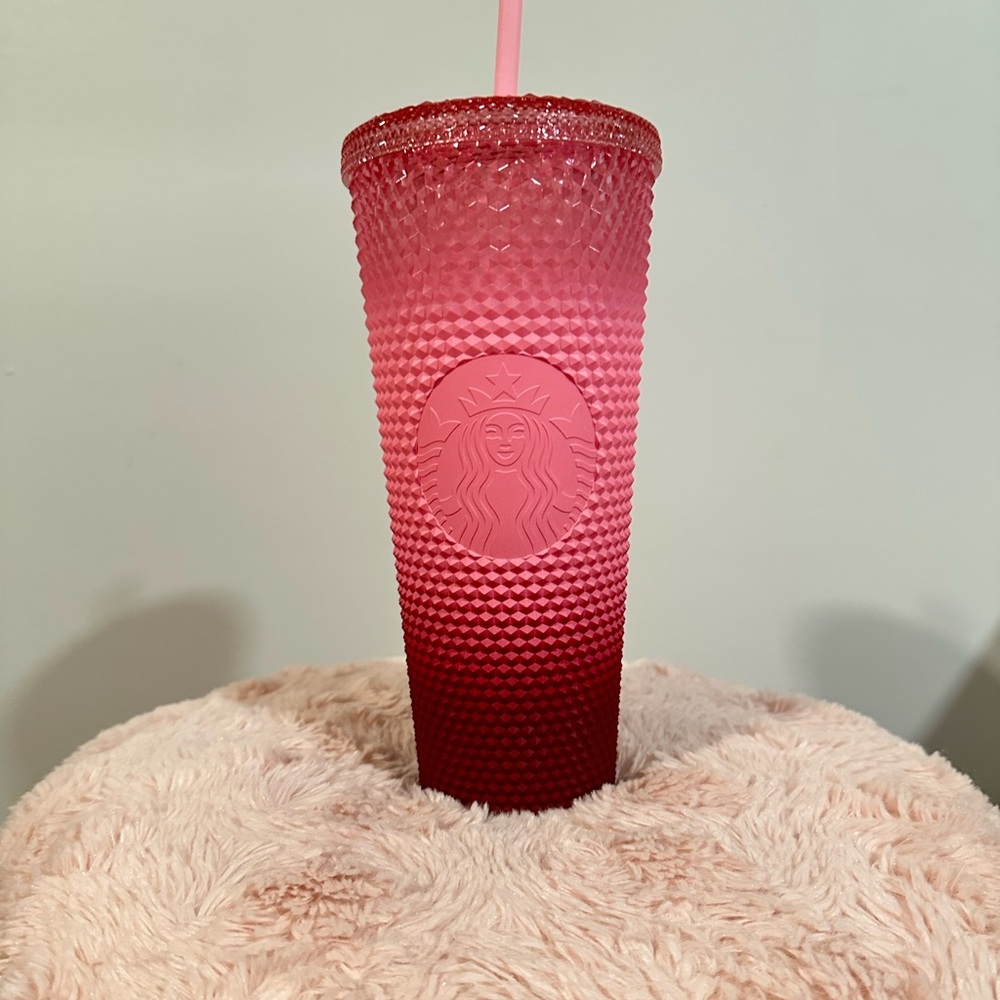 2022 Starbucks Gradient Pink 24oz Tumbler Cup